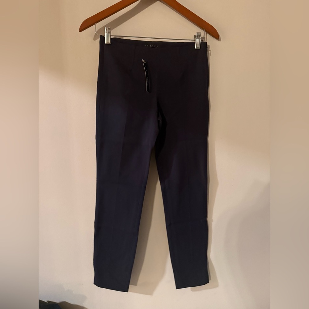 Theory womens Dark Navy Dress Pants NWT